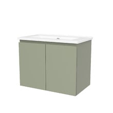 Florida Ensuite 600mm Wall Hung Vanity with Ceramic Countertop